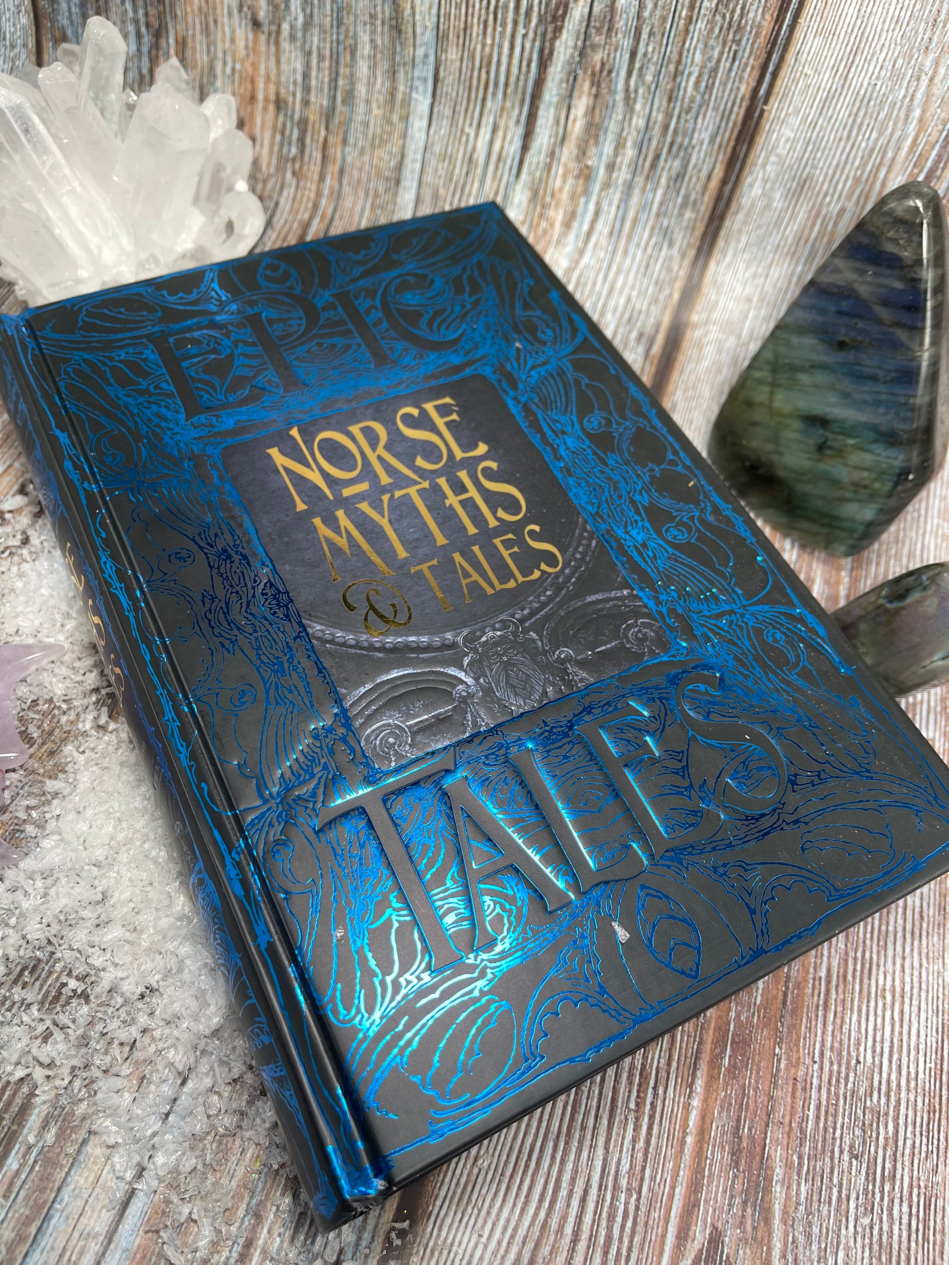 Hardcover Norse Myths and Tales Book, Viking Mythology, Norse Spirituality and Stories, Collectable Book