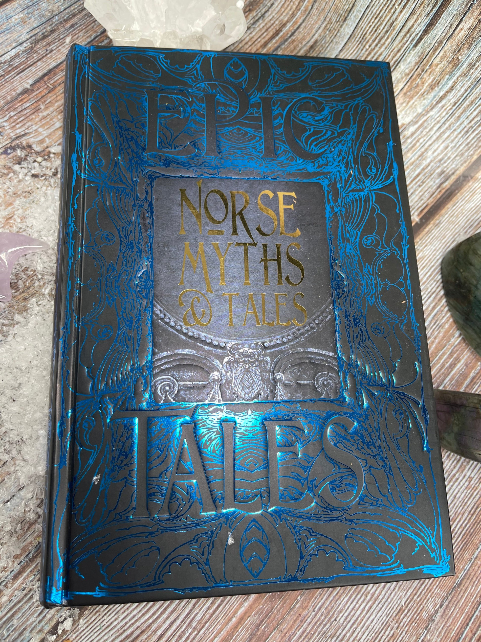 Hardcover Norse Myths and Tales Book, Viking Mythology, Norse Spirituality and Stories, Collectable Book