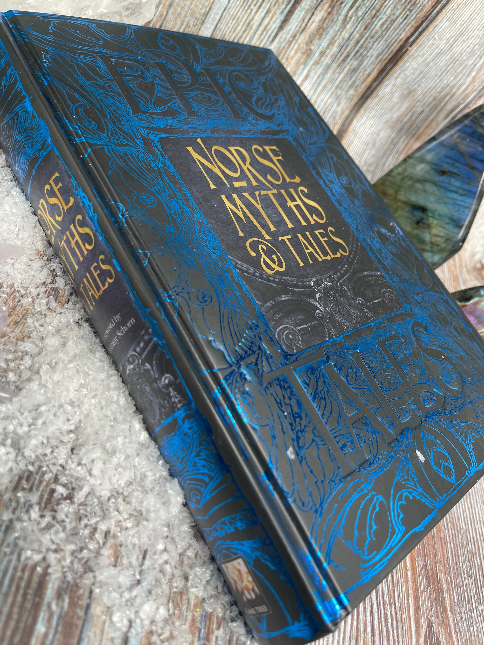 Hardcover Norse Myths and Tales Book, Viking Mythology, Norse Spirituality and Stories, Collectable Book