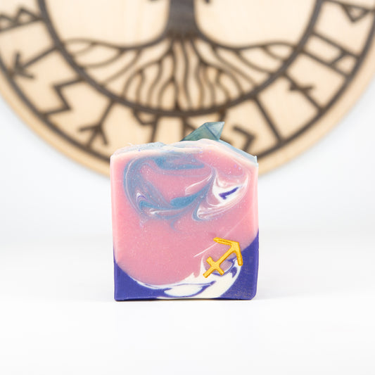 Sagittarius Inspired Astrology Soap, Birds of Valhalla, Astrology Soap, Birds of Valhalla