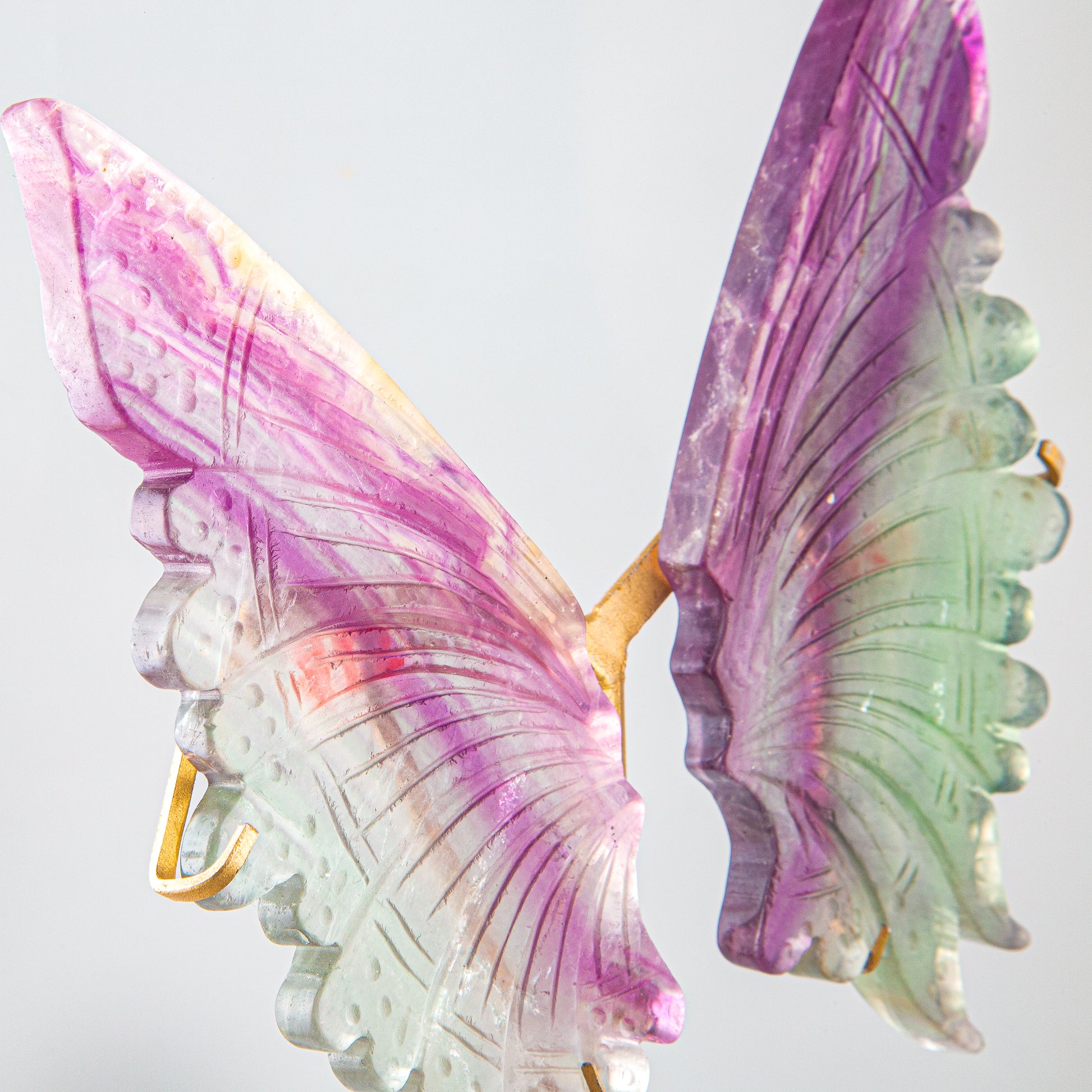 Flourite Fairy Wing Set with Stand, Birds of Valhalla, , Birds of Valhalla