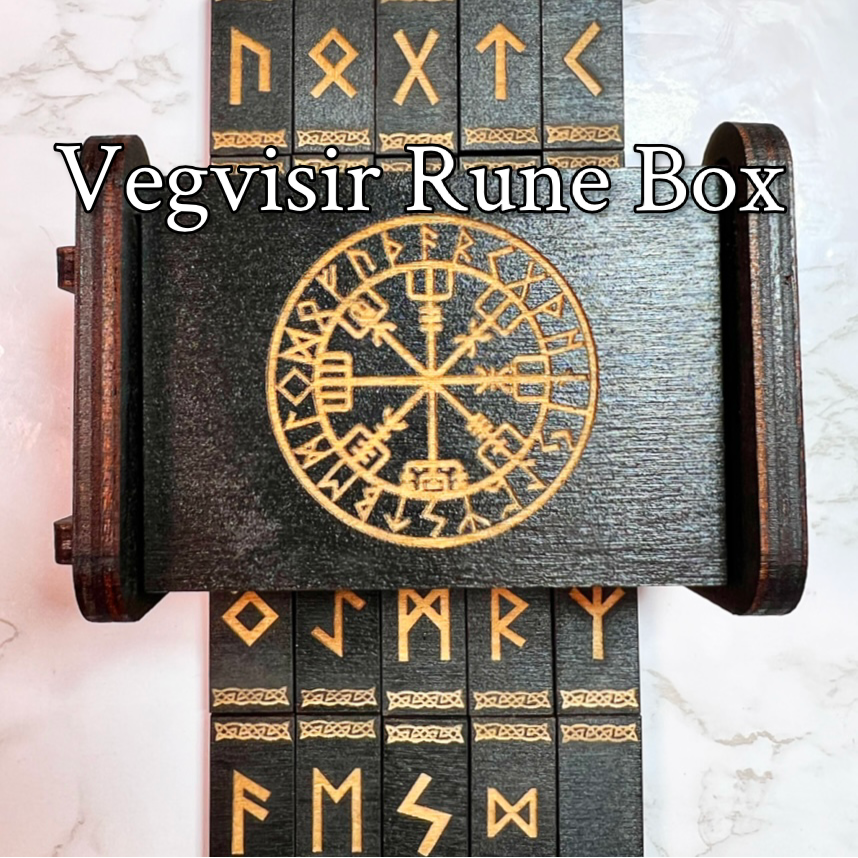 Wooden Rune Boxes, Birds of Valhalla, Runestones, Birds of Valhalla