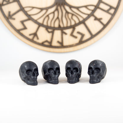 4Pack XL Bleeding Wax Melt Skulls, Birds of Valhalla, Wax Melt, Birds of Valhalla