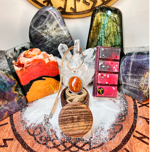 Aries - Helheim Astrology Soap + Solid Cologne Combo Set!, Birds of Valhalla, Astrology Soap, Birds of Valhalla