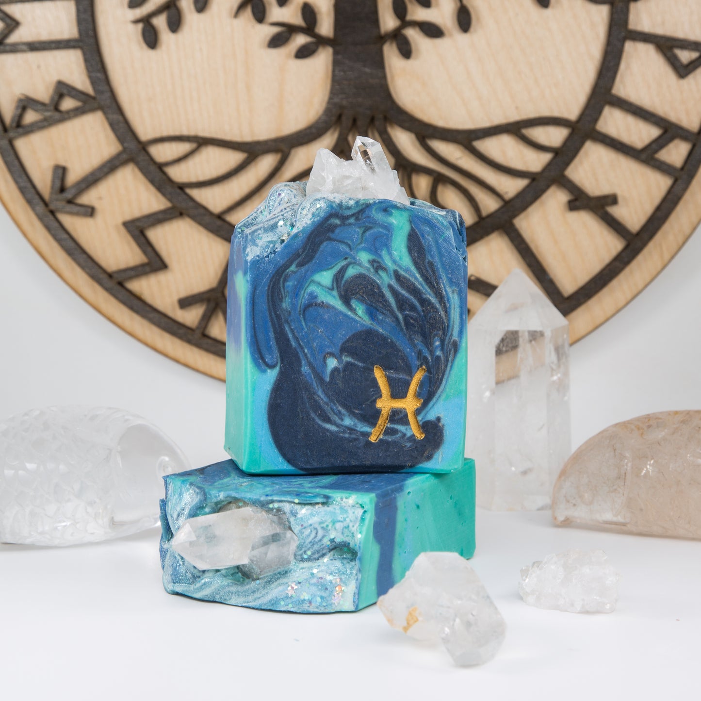 PRE ORDER Pisces - Astrology Set, Birds of Valhalla, Astrology Soap, Birds of Valhalla