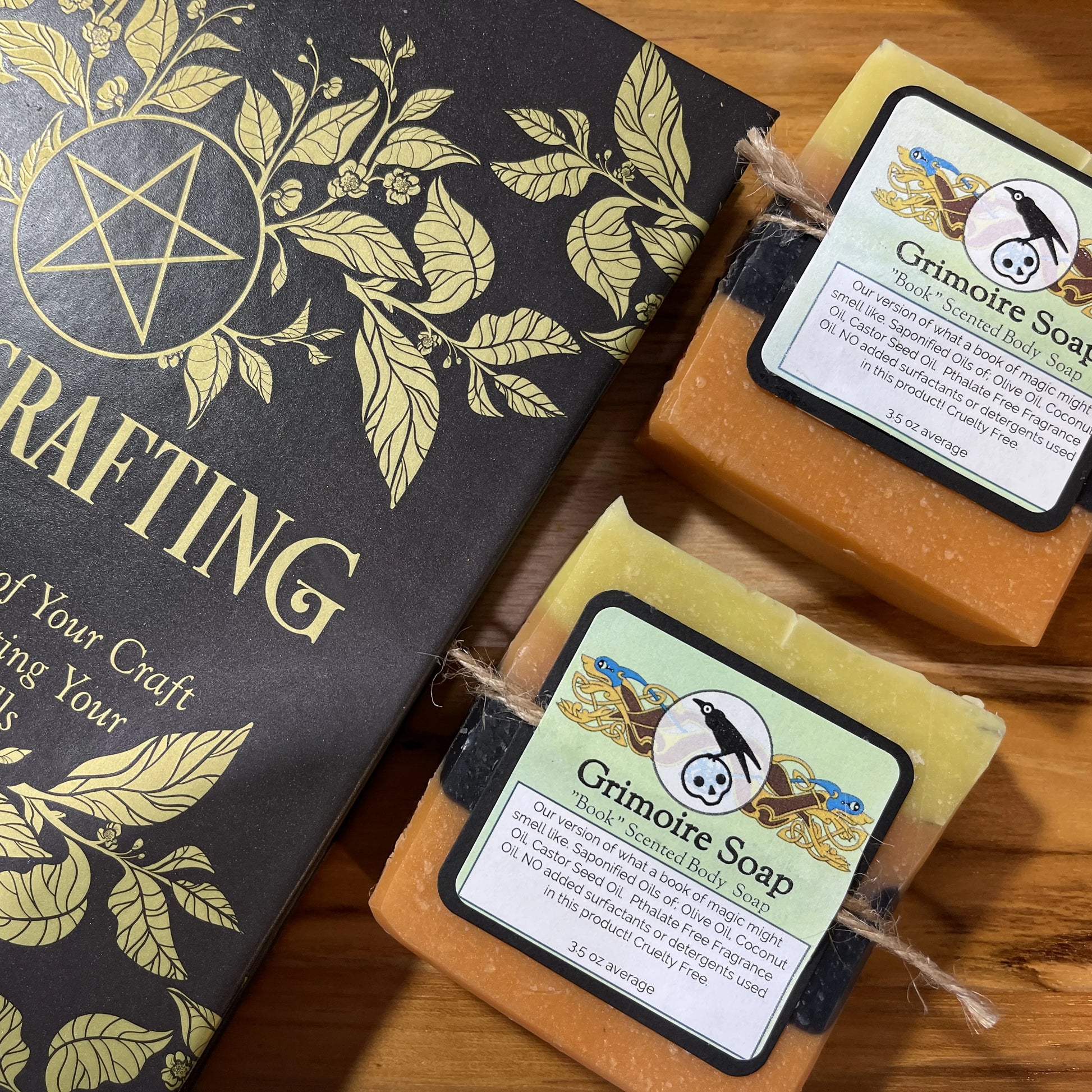 Grimoire Bibliophile Fall Soap, Birds of Valhalla, Limited, Birds of Valhalla