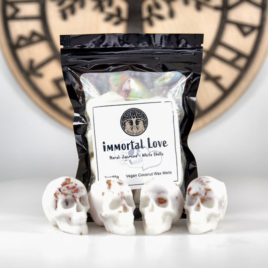 4Pack XL Bleeding Wax Melt Skulls, Birds of Valhalla, Wax Melt, Birds of Valhalla